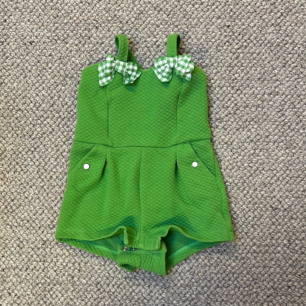 Janie and Jack quilted romper